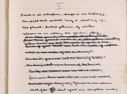 Dylan Thomas notebook